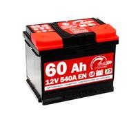 SPEED Autobatterie Blei-Säure 12V 60Ah 540A rechts 242x175x190 mm
