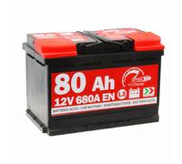 SPEED Autobatterie Blei-Säure 12V 80Ah 680A rechts 278x175x190 mm