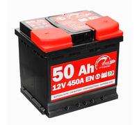 SPEED Autobatterie L1 50Ah 12V 450A EN Pluspol rechts + DX 207x175x190 mm | entspricht 40 44 50 52 Ah