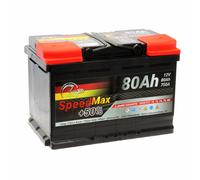 SPEED MAX Autobatterie +50% Blei-Säure 12V 80Ah 750A rechts 278x175x190 mm