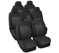 Spezifisch Sitzbezüge Schonbezüge für Seat Seat Alhambra II + Kindersitz 7-Sitze