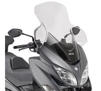 GiVi Windschild transparent,>590 mm hoch, 670 mm breit für Suzuki Burgman 400 (17-19), mit ABE