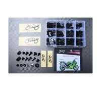 Spezifischer Verkleidungsschrauben Ergänzungsatz Schwarz für KAWASAKI ZX12R