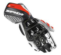 Spidi Carbo Kangaroo Schwarz Weiß Rot Handschuhe Größe S