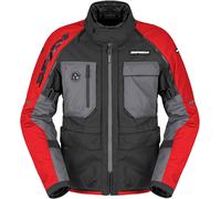 Spidi Crossmaster 2 H2Out wasserdichte Motorrad Textil Jacke, rot, Größe 3XL für Männer