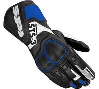 Spidi STS-3 Motorrad Handschuhe, schwarz-blau, Größe 2XL für Männer