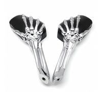 Spiegel für Motorrad 4 Farben Motorrad Klaue Schädel Skeleton Hand Hinten Seite Spiegel Für Suzuki Für Intruder Für Volusia Für VS Für VL 700 750 800 1400 1500 Für Chopper Rückspiegel Motorrad ( Größe