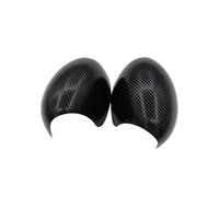 Spiegelkappe Für Mini Für One Für Cooper S Für Fließheck Für Cabrio R50 R52 R53 Auto Rückspiegelabdeckungen Dekoration Autoaufkleber Auto Spiegelkappen(Carbon Fiber,Left-Hand Drive)