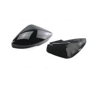 Spiegelkappe Für VW Für T-ROC Für T-Cross 2018-2021 Für Skoda Für Octavia Mk3 Auto Seitentür Rückspiegel Seite Balck Carbon Spiegel Abdeckung Spiegelkappen(Gloss Black)