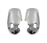Spiegelkappen Spiegelabdeckung für Ford Transit 2000-2012 Chrom ABS Silber 2tlg