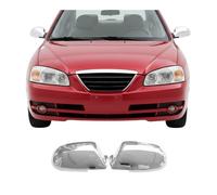 Spiegelkappen Spiegelabdeckung für Hyundai Elantra 2000-2006 Chrom ABS Silber