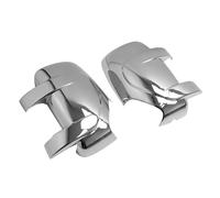 OMAC Spiegelkappen Spiegelabdeckung kompatibel mit Opel Movano 2010-2024 Chrom ABS Silber 2tlg