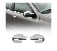 Spiegelkappen Spiegelabdeckung für Renault Thalia 2008-2013 Chrom ABS Silber