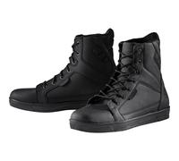 Spirit Motors Joe Flow Motorradschnürstiefel kurz Microfiber Schwarz 42