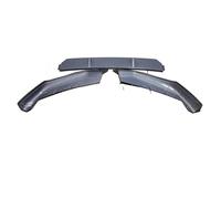 Spoiler Splitter diffusor Für 5 Series G30 G31 LCI Sport 2021 2022 2023 Schwarz Frontschürze Lip Spoiler Splitter Diffusor Abdeckung Deflektor Körper Kit Tuning Stoßstange(Carbon Look)