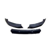 Spoiler Splitter diffusor Für 5 Series G30 G31 LCI Sport 2021 2022 2023 Schwarz Frontschürze Lip Spoiler Splitter Diffusor Abdeckung Deflektor Körper Kit Tuning Stoßstange(Gloss Black)