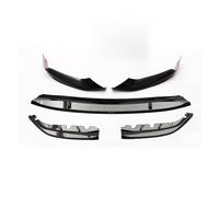 Spoiler Splitter diffusor Für 5 Series G30 G31 Tech Sport 2017 2018 2019 2020 4PCS Tuning Teile Auto Vorren Stoßfänger Lip Spoiler Diffusor Körper Kit Splitter Stoßstange(Kohlefaser-Optik)