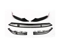 Spoiler Splitter diffusor Für 5 Series G30 G31 Tech Sport 2017 2018 2019 2020 4PCS Tuning Teile Auto Vorren Stoßfänger Lip Spoiler Diffusor Körper Kit Splitter Stoßstange(Glossy Black)