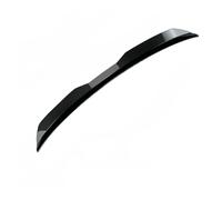 Spoilerlippe Für Leon Für 1P 5F MK3 Für ST Für Cupra TGI Für FR Fließheck Schwanz Flügel Feste Wind Spoiler Hinten Bodykits Tuning Sport Heckspoiler Lippe(Schwarz glänzend)