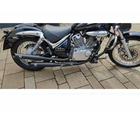 Auspuff Turbo Kit Custom Chrom Suzuki Intruder VL 125 LC 4 Takt 2000 bis 2007