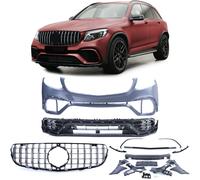 Sport Front Stoßstange mit Kühlergrill passend für Mercedes GLC SUV X253 15-19
