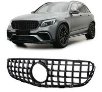 Sport Kühlergrill Schwarz Glanz für Mercedes GLC X253 Coupe C253 2015-2019