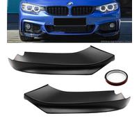 Sport-Performance Flaps / Frontspoiler / Frontlippe SET für BMW F32 / F33 / F36 mit M-Paket auch für LCI Facelift in Schwarz Matt