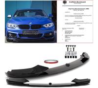 LACKIERT Schwarz Frontspoiler Sport-PERFORMANCE für BMW F32 F33 F36 mit M-Paket