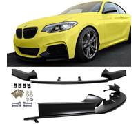 Sport-Performance Frontspoiler Spoiler Schwarz Matt passt für BMW 2er F22 F23 M-Paket Stoßstange