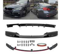 Sport-Performance Hochglanz Schwarz Frontspoiler + Heckdiffusor 328-330i passt für BMW F30 F31 M-Paket