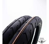 Sport Reifen Mitas 2.25 x 16 2 1/4 x 16 Zoll Satz für Mofa Moped Piaggio Ciao