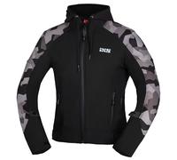 IXS Motorrad-Softshelljacke Moto Camo Schwarz/Camouflage Herren M