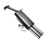 Sport-Auspuff + ABE Endrohr: 2x76mm VW Polo 5 9N