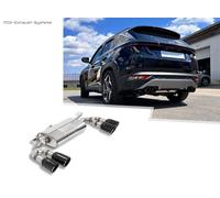 Sportauspuff für Hyundai Tucson 4 Typ NX4 je 2x100mm schwarz