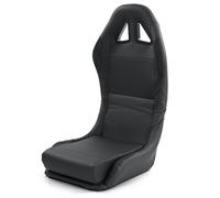 Sportsitz Schalensitz klappbar Kunstleder Schwarz Tenzo-R