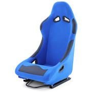 Sportsitz Schalensitz Race1 mit Laufschienen Stoff Blau