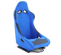 Sportsitz Schalensitz Race1 mit Laufschienen Stoff Blau