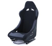 Sportsitz Vollschalensitz Schalensitz Race 1 Stoff Schwarz mit Laufschienen