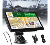Sprachgesteuerte Abbiegehinweise, GPS-Navigation für PKW und LKW mit Geschwindigkeits- und Rotlichtwarnung, 7-Zoll-Touchscreen, benutzerdefinierte