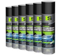 Spraytive 6 x 500ml Power Scheibenenteiser - Enteiserspray Auto bis -20°C | Sofort wirksam bei Frost: Enteisungsspray, Scheibenentfroster und Türschlossenteiser in einem - ein Enteiser als Spray