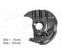 SPRITZBLECH ANKERBLECH VORDERACHSE LINKS FÜR BMW 3 (E46) - AIC 56984