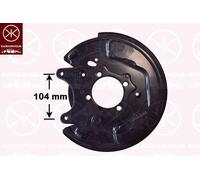 Spritzblech, Bremsscheibe Hinterachse links Klokkerholm 8116875