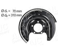 AIC Spritzblech, Bremsscheibe Quality hinten rechts für SKODA VW AUDI VAG 8E0615612C 55977