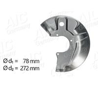AIC Abdeckblech Bremsscheibe für AUDI 50 VW POLO (86c) vorne rechts 867615312B