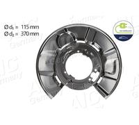 AIC Spritzblech, Bremsscheibe hinten rechts für BMW 34206780218 34216762864 34216792248 56989