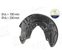 AIC Spritzblech, Bremsscheibe vorne links für Bremsscheiben Durchmesser-Ø312mm SKODA VW SEAT AUDI VAG 5Q0615311G 58777