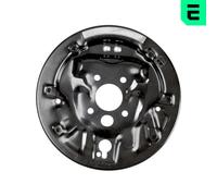 Optimal Spritzblech Bremsscheibe BSP-1065R hinten rechts schwarz Stahlblech für Skoda VW
