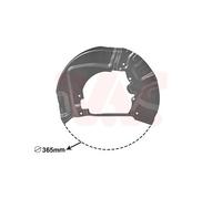 Spritzblech, Bremsscheibe VAN WEZEL 0655372 passend für BMW