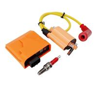 SPUFKGE Für Suzuki Für GN125H Für GN125 Für EN125-2A Motorrad Racing Zündung Kit Cdi Zündspule Zündkerze Motorrad Zündspule