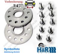 H&R DR Spurplatten Spurverbreiterung Distanzscheibe 5x100 24mm // 2x12mm 55573-12